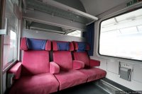 Intercity (IC) train - IC train, 1st class, 6-persons-compartement
