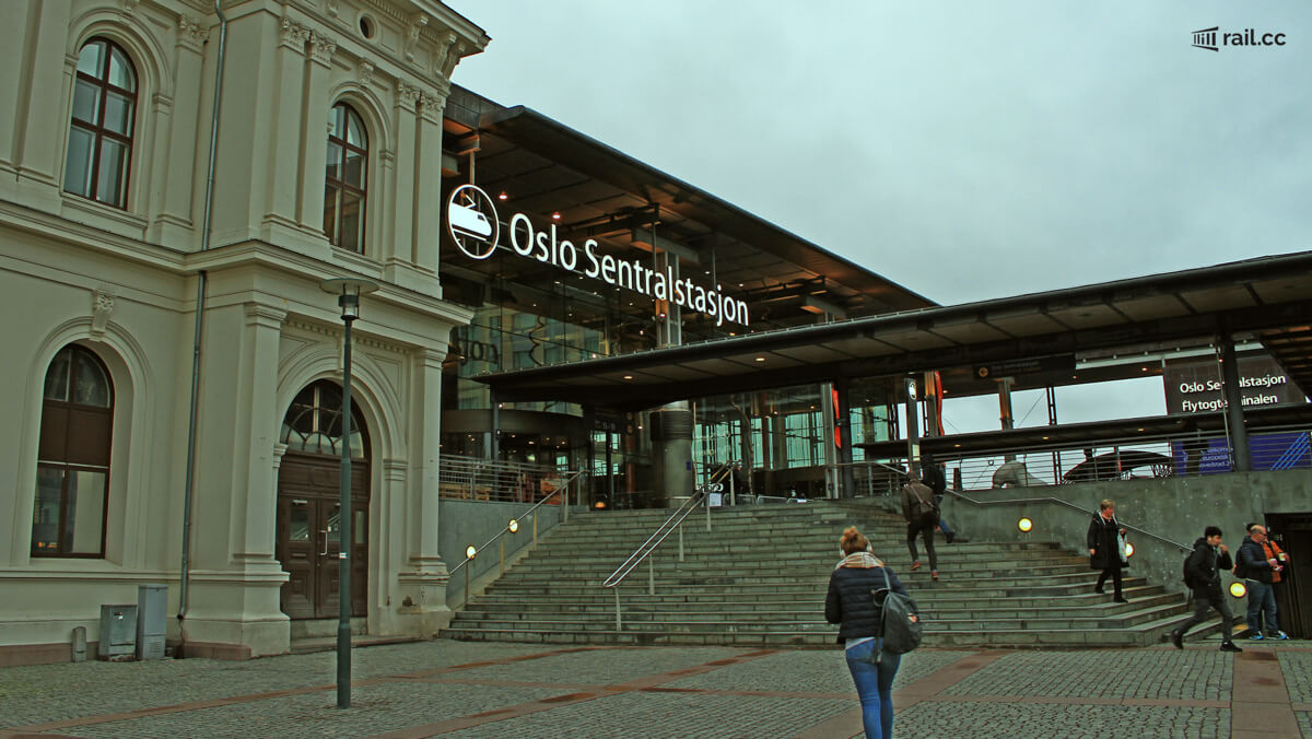 Oslo Central Station from outside