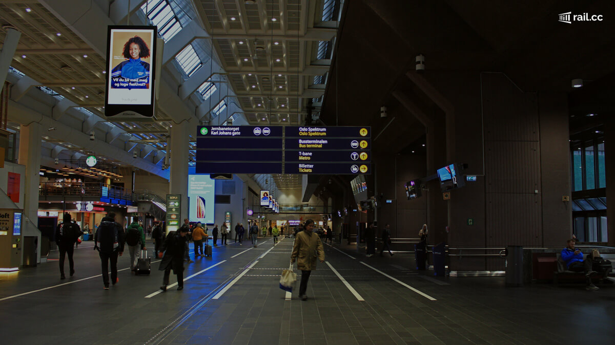 Oslo Hauptbahnhof Bahnhofshalle