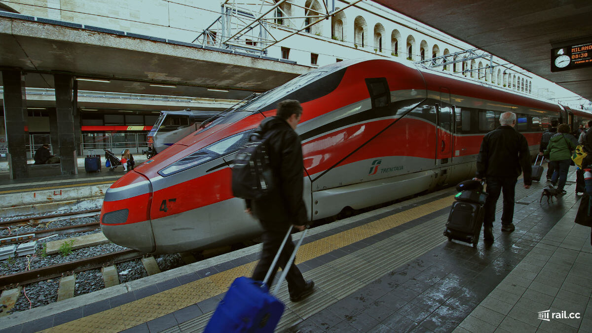 train travel rome to milan