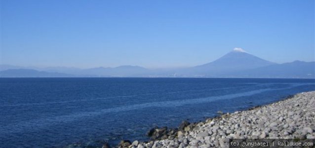 Mt.Fuji and pacific ocean