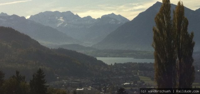 View from the Hartlisberg Hill on Steffisburg, Thun and its Lake