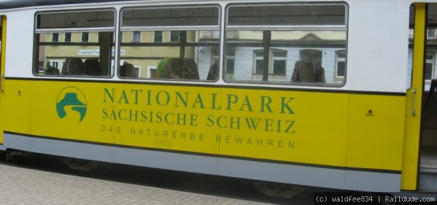 Kirnitzschtalbahn in Bad Schandau