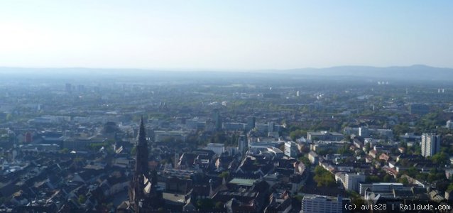 View to the city from the Schlossbergturm