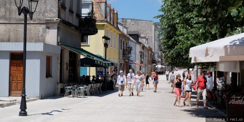 Cetinje-the former capital city of Montenegro