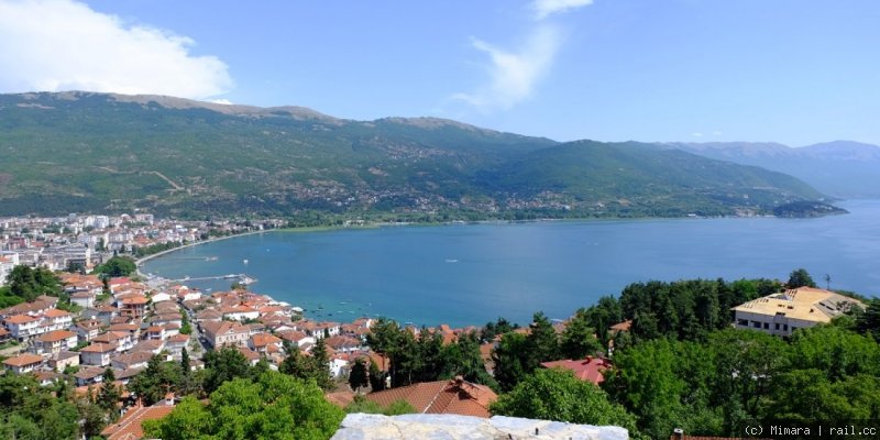 View around lake Ohrid