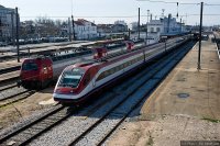 Alfa Pendular (AP) train - AP passes Entroncamento at speed