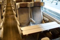 Eurostar (EST) train - 2nd class interior