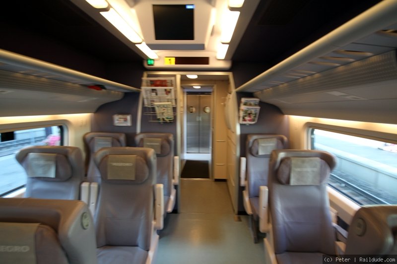 Allegro | Interrail train | VR | railcc