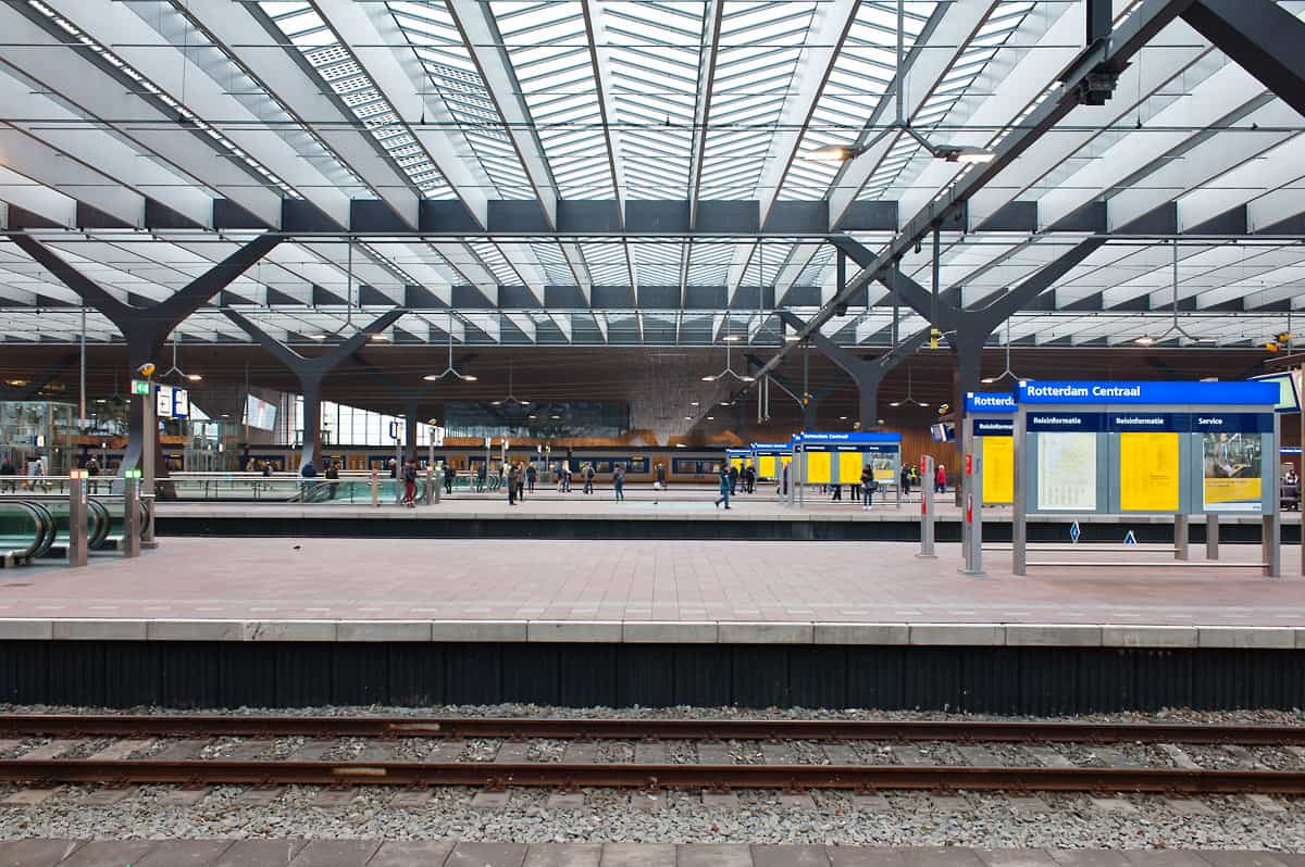 From Rotterdam Centraal there are connections to many Dutch cities as well as to Belgium and France.