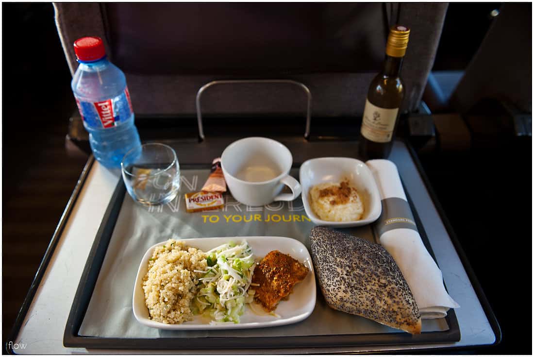 Eurostar meal in first class