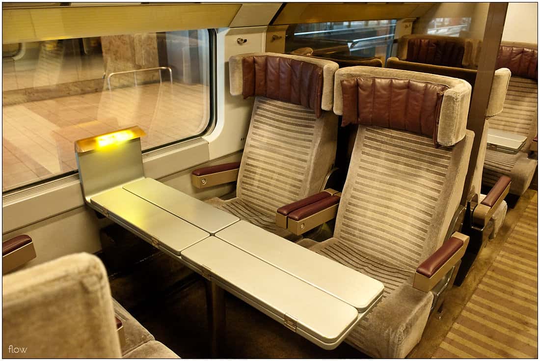 Eurostar seats in first class