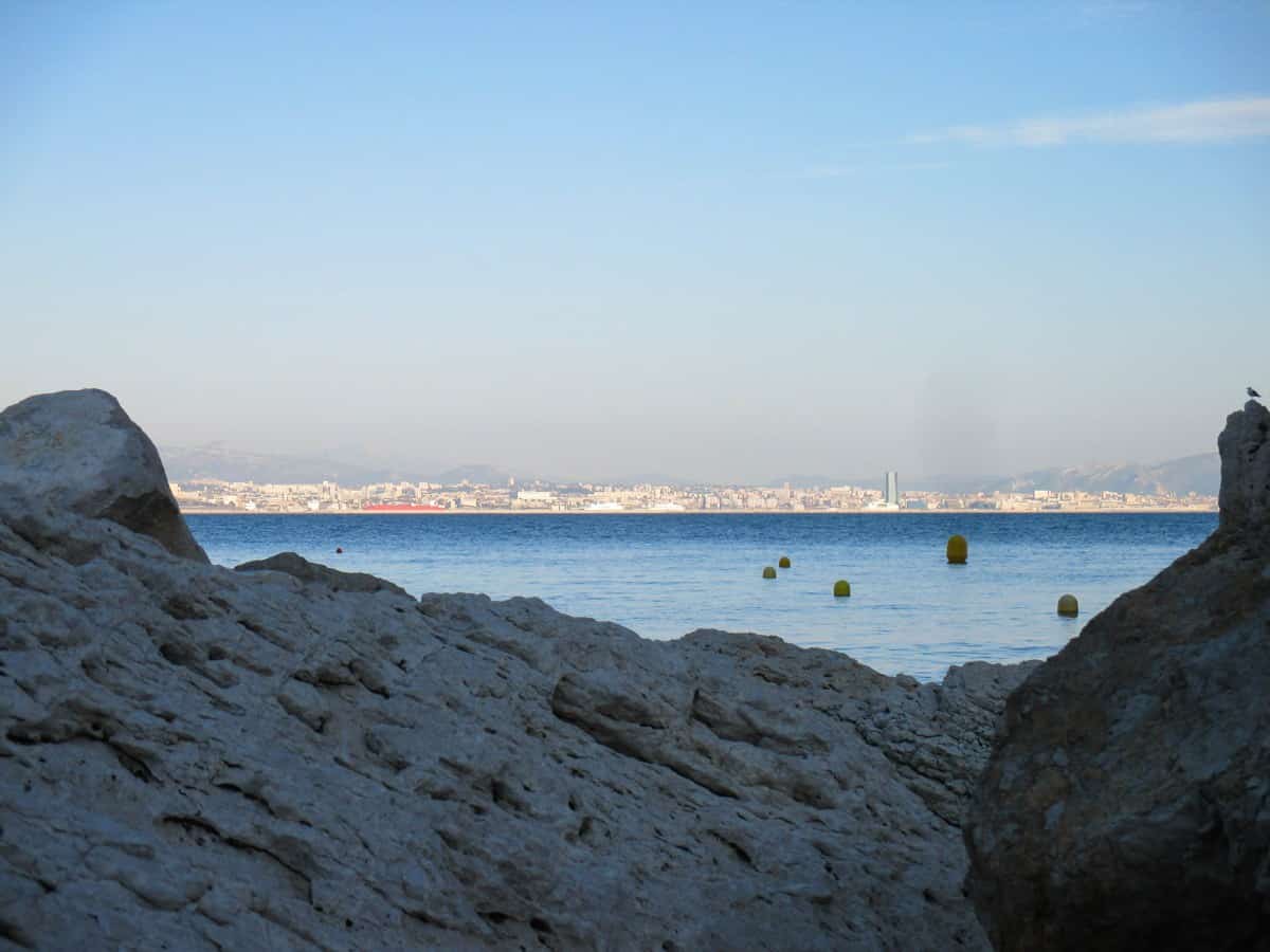 View to Marseille from Niolon