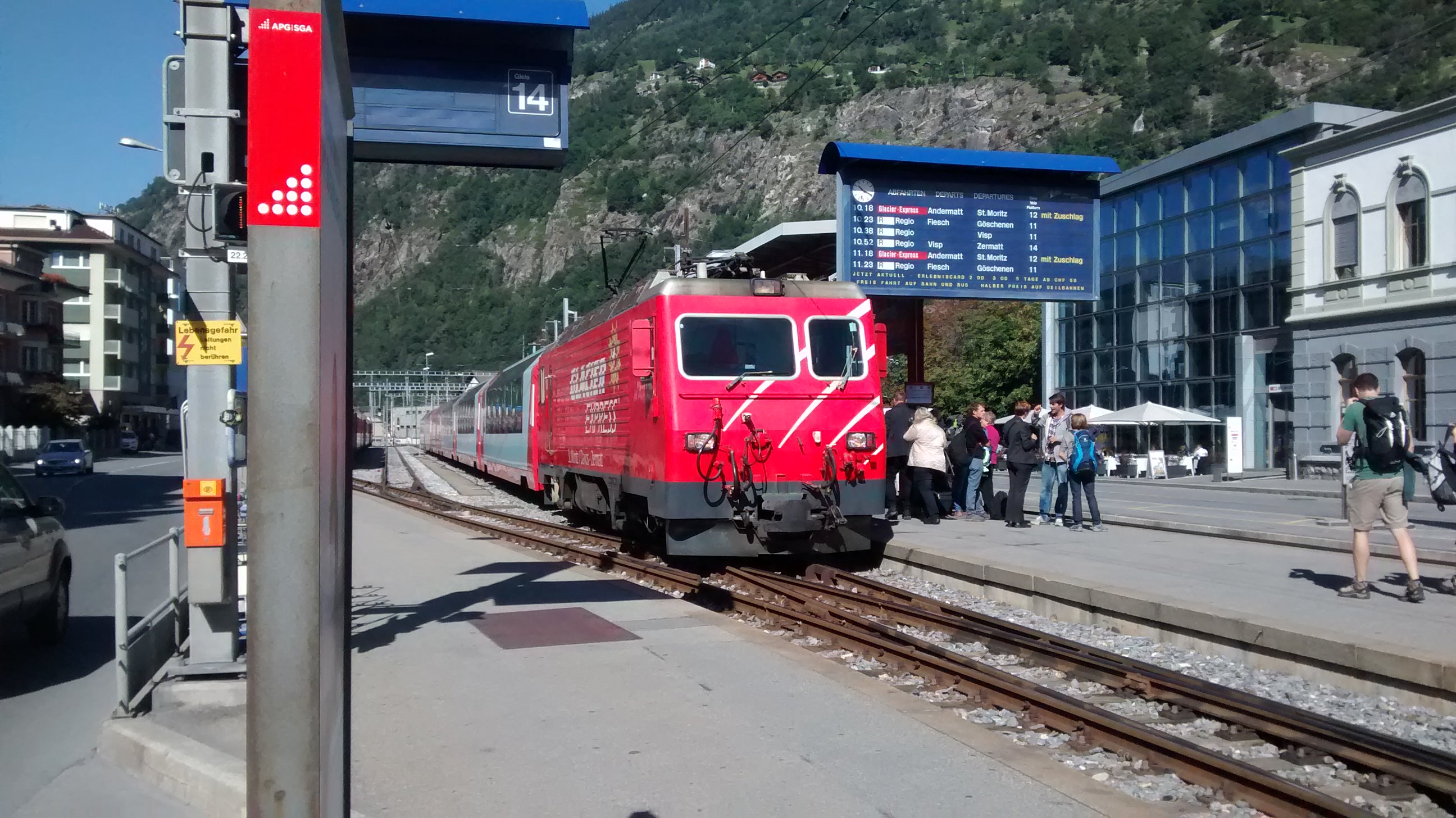 Review of the Glacier Express  Train in Switzerland 