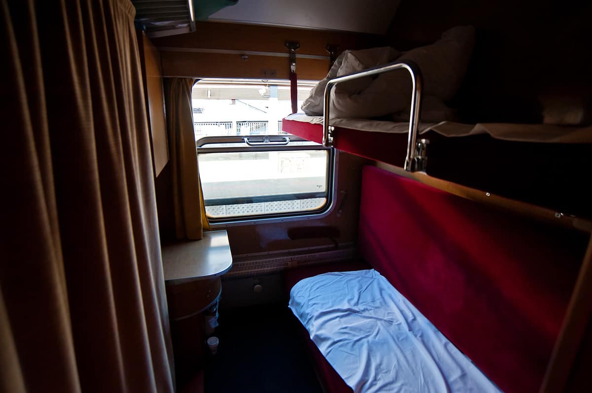 словацкий zssk интерьер спального вагона