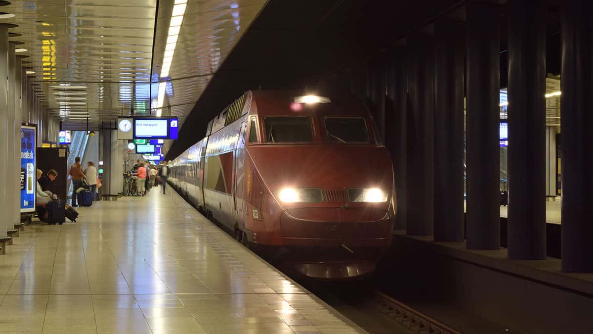 Thalys at Schiphol Airport