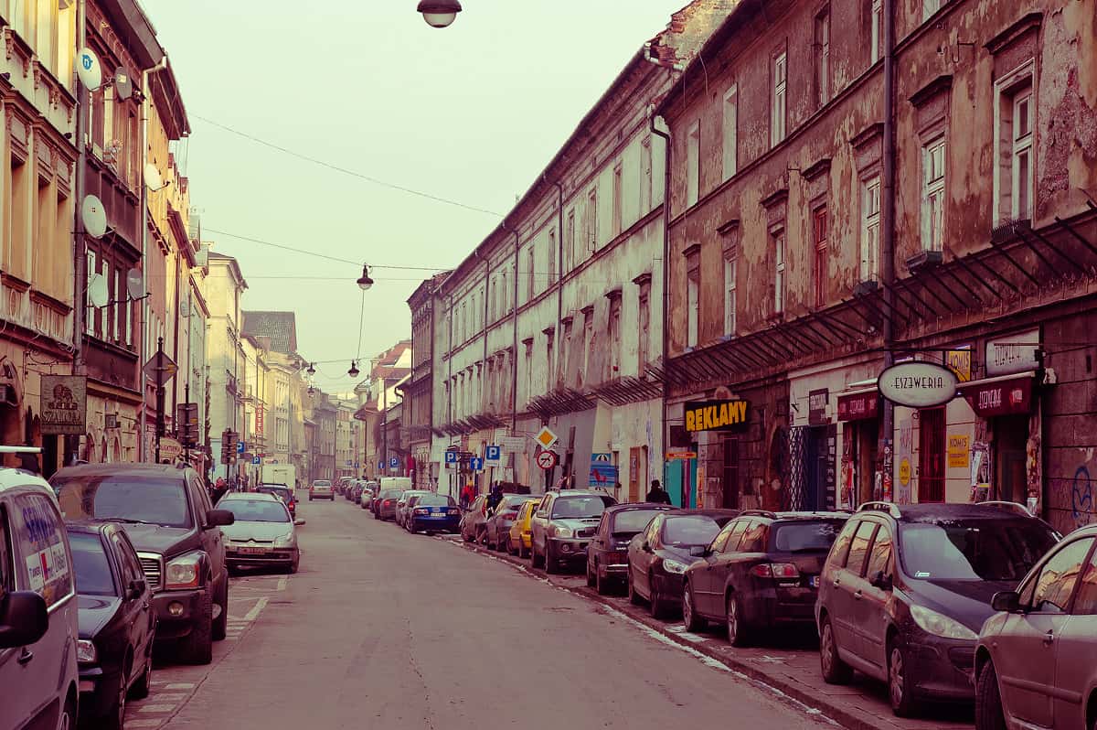 Street life in Kazimierz.
