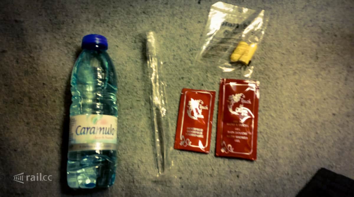 Welcome pack in Renfe Trenotel