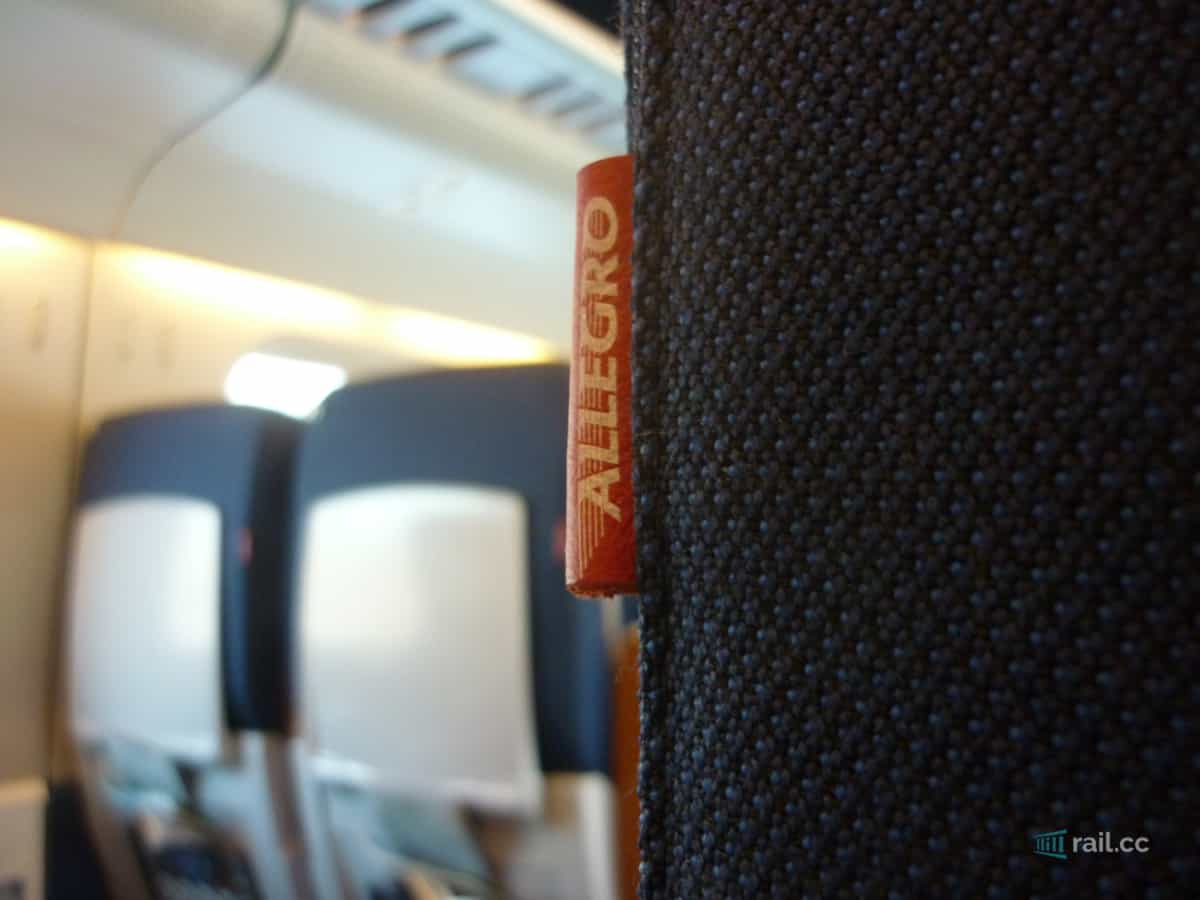 Soft chair in Allegro train