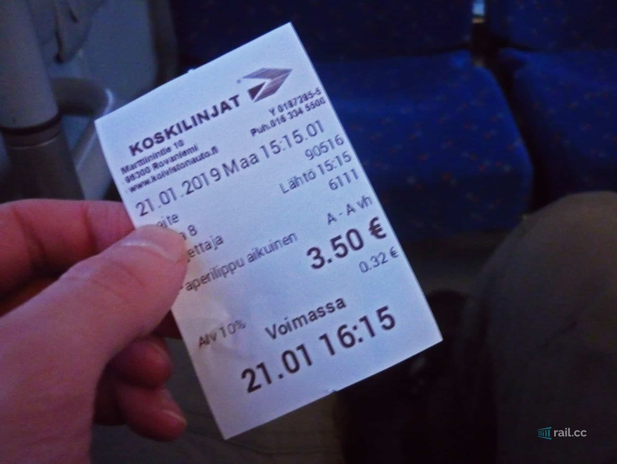 Rovaniemi: bus ticket from the railway station to Santa Claus Village