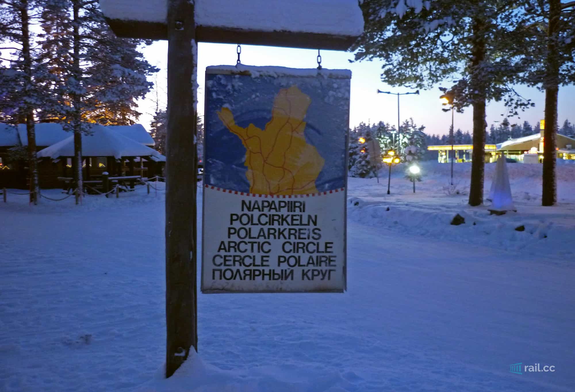 The Arctic Circle in Rovaniemi
