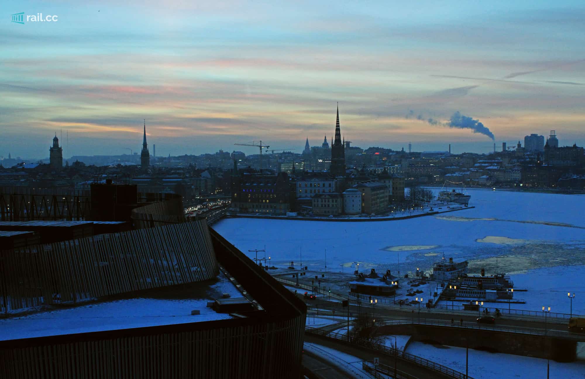 morning in Stockholm through my hotel window
