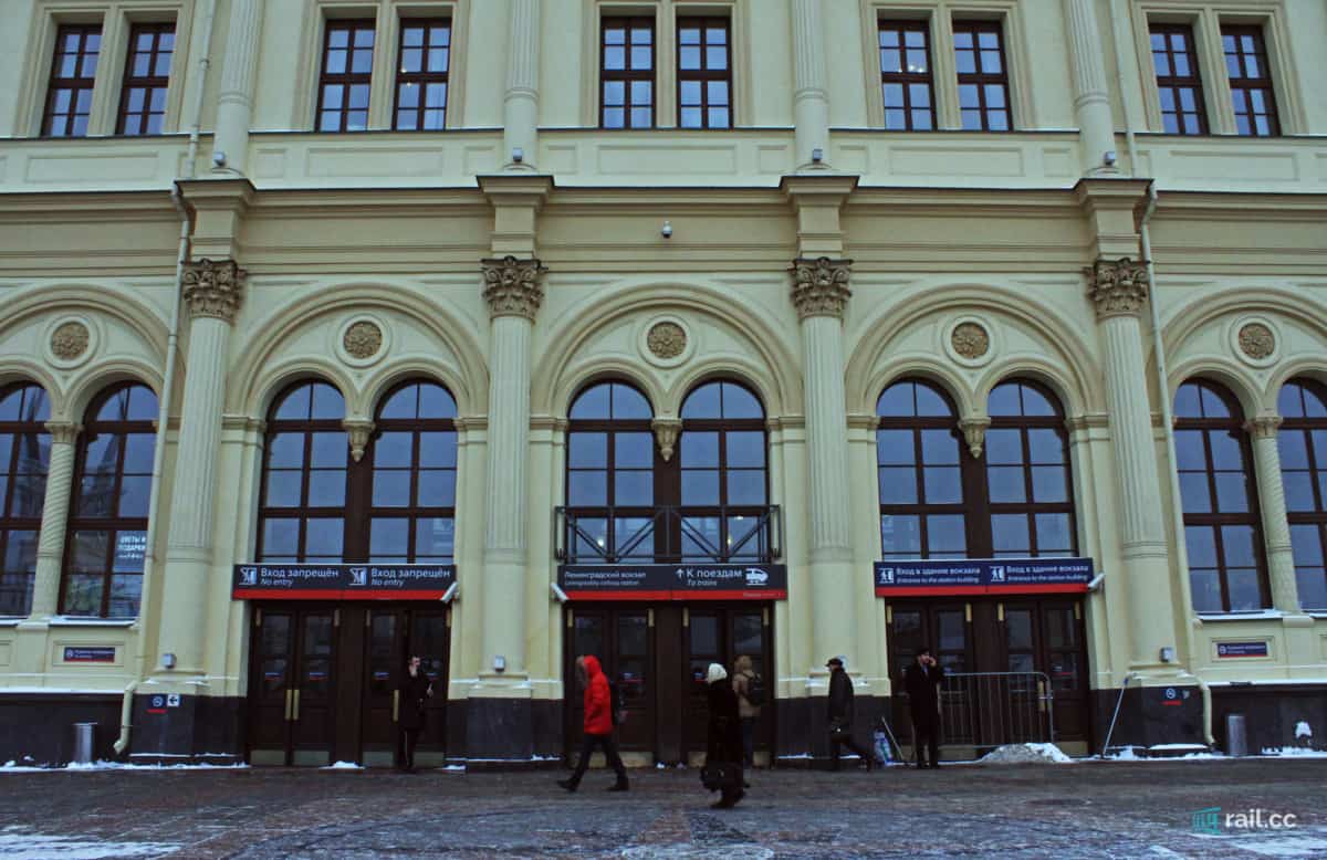 Leningrader Bahnhof in Moskau