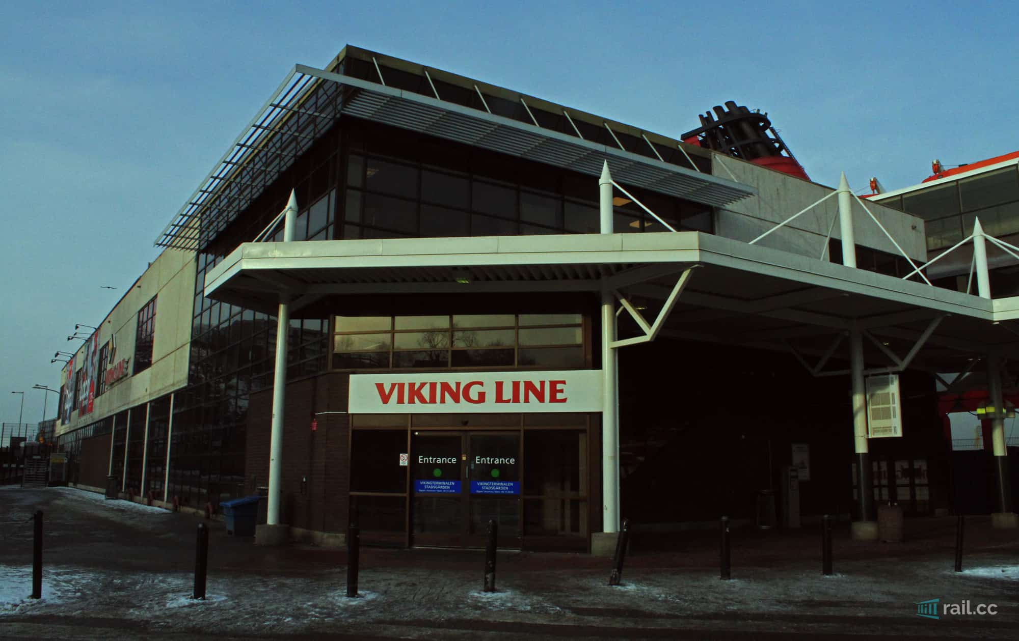 Vikingline terminal Stockholm entrance