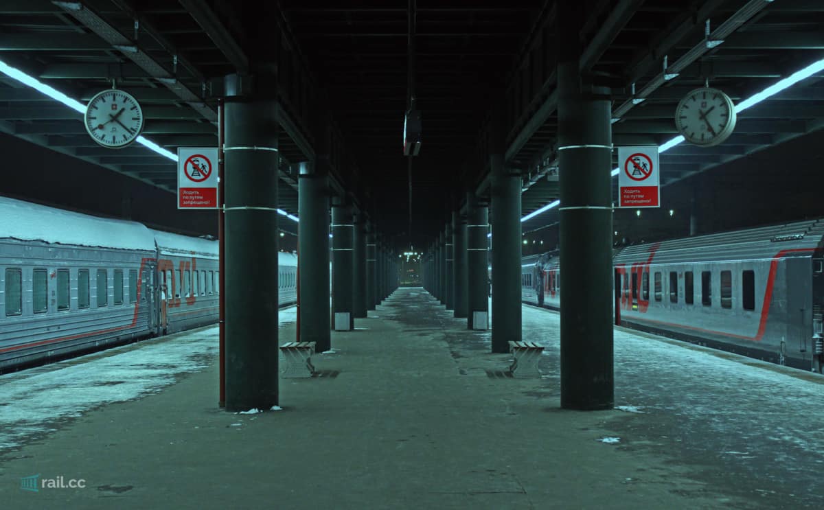 Ladoga-Bahnhof in Sankt Petersburg