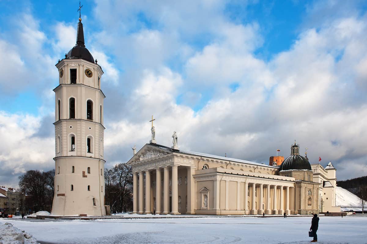 Die Kathedrale von Vilnius.