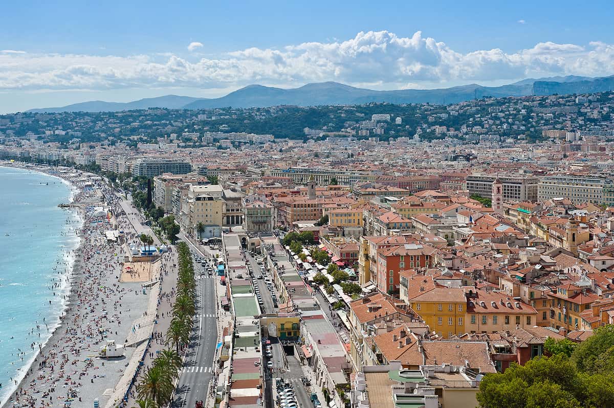Panoramablick über Nizza.